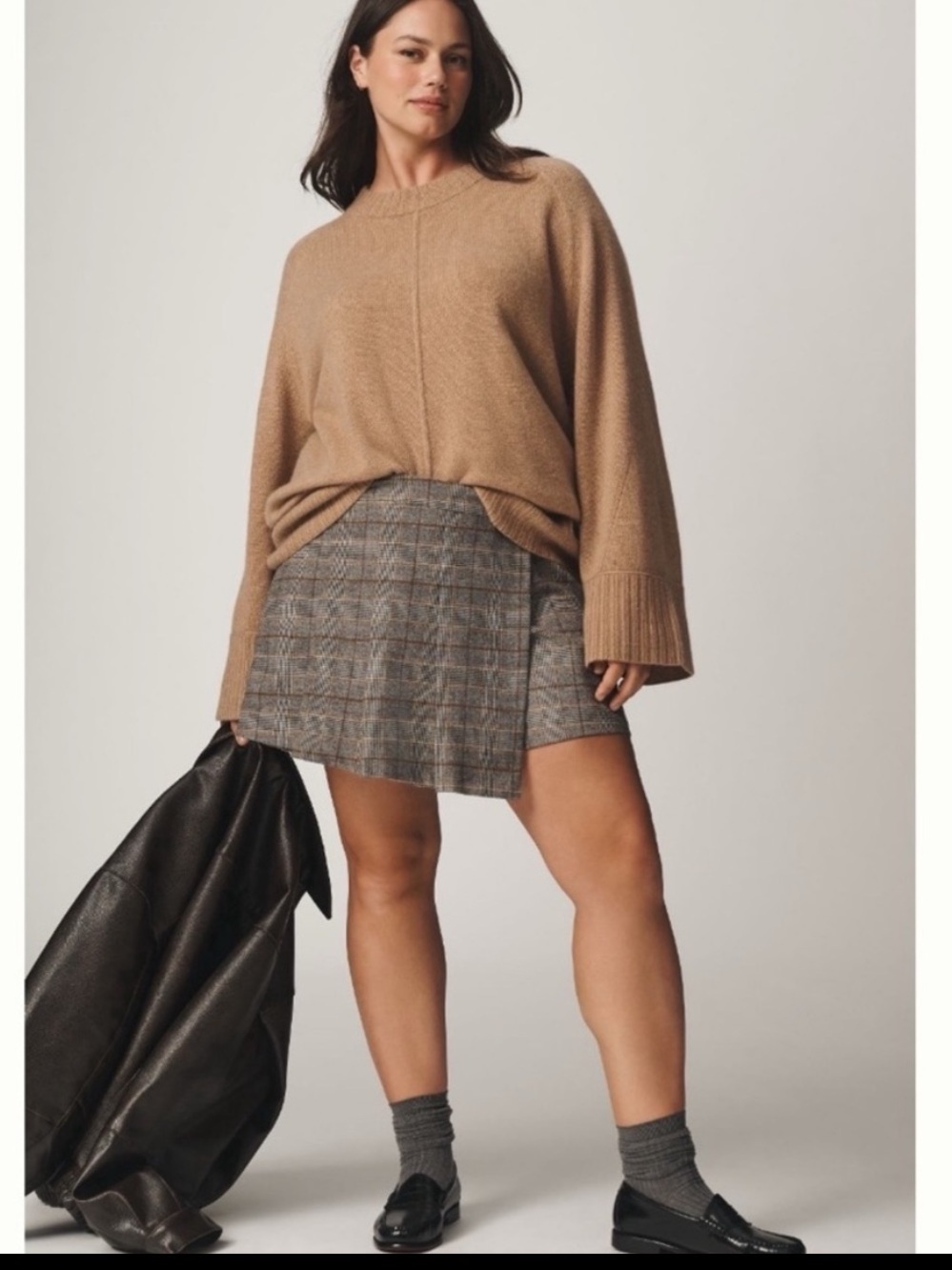 NWT Anthropologie The Chandler Cashmere Crew-Neck Relaxed Pullover Sweater XL - Picture 12 of 13